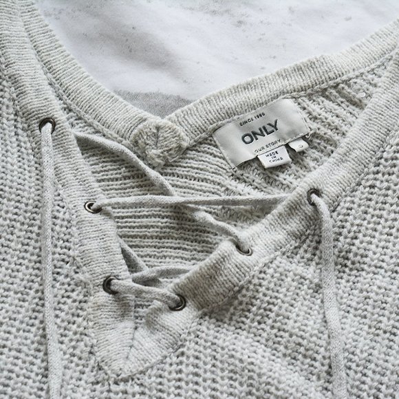 ONLY Lace Up Sweater - Picture 2 of 4